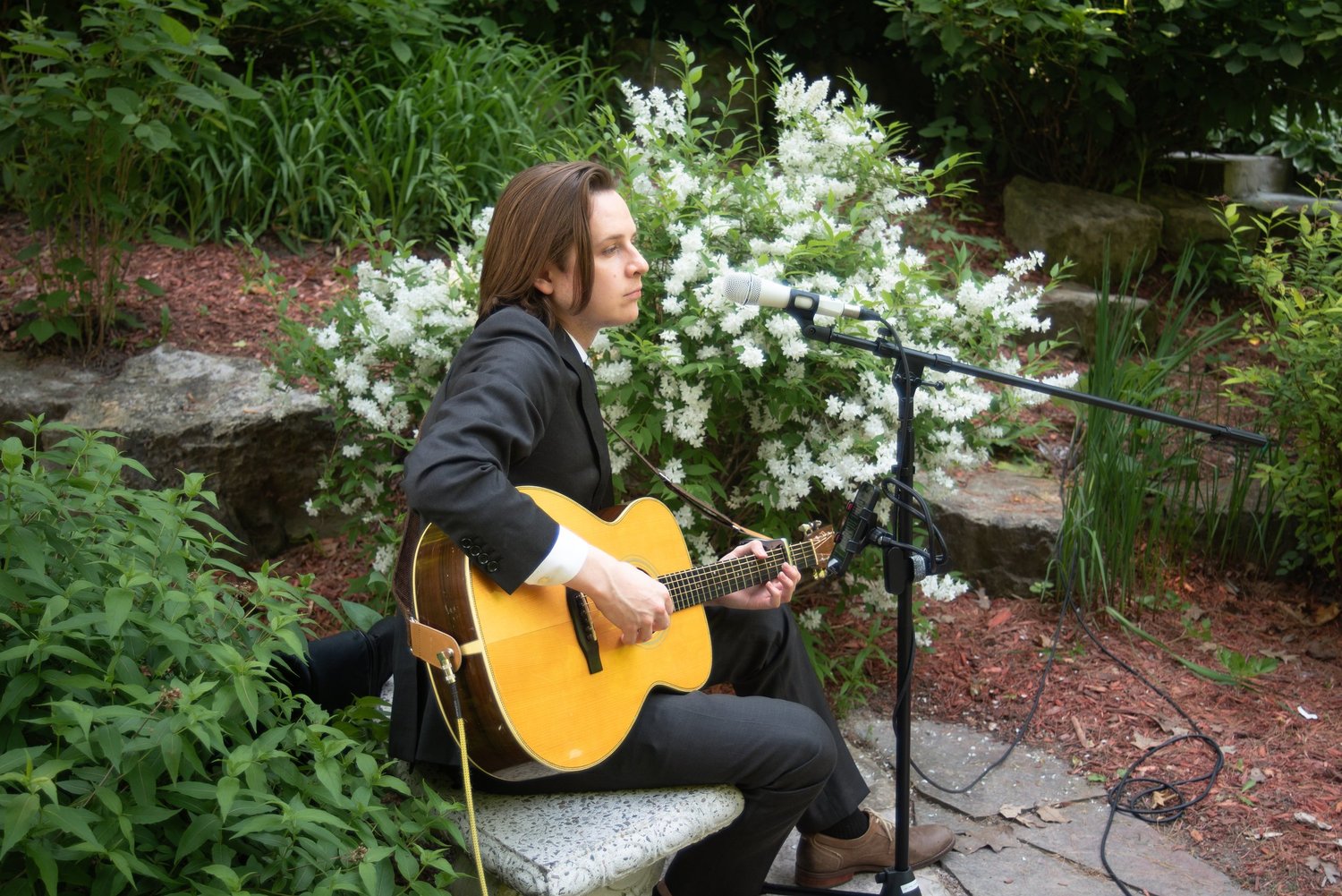 Live band performance